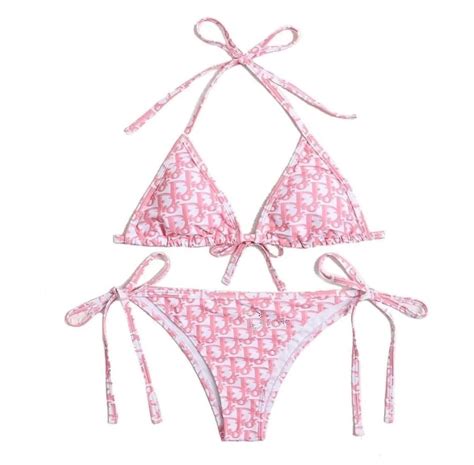 roze dior bikini|dior bathing suits.